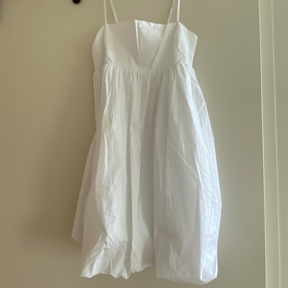 Aritzia White Poplin Dress Size S - NWT